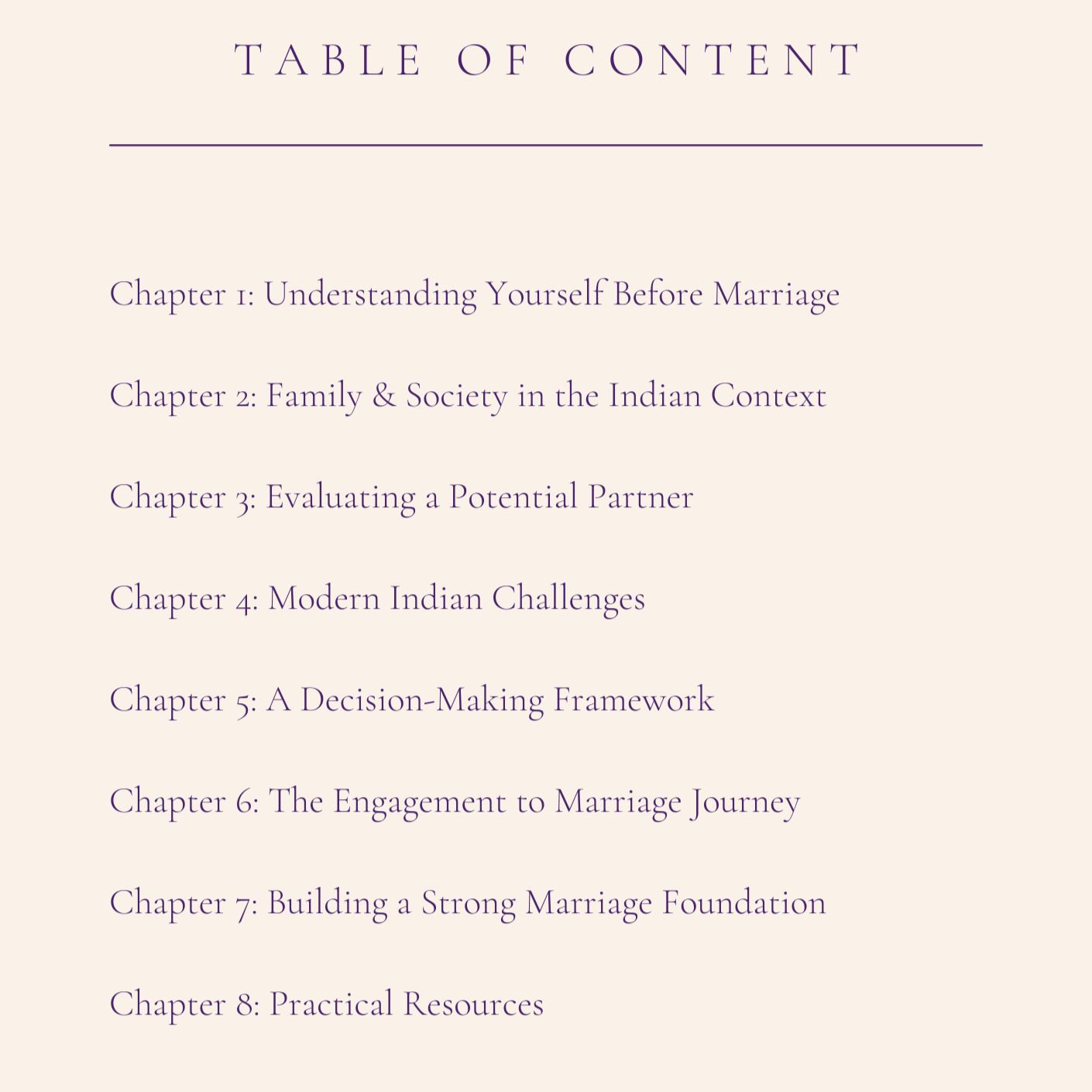 How to choose the right person and get married